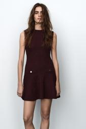 SHORT TEXTURED DRESS