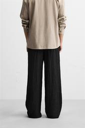 JACQUARD TEXTURED TROUSERS