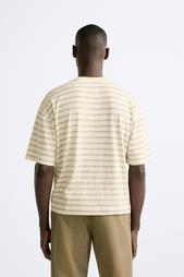 STRIPED BOXY FIT T-SHIRT