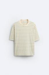 STRIPED BOXY FIT T-SHIRT