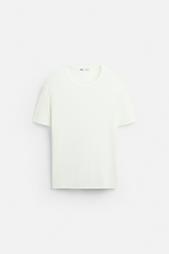 BASIC RIBBED T-SHIRT