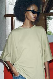 KIMONO SLEEVE COTTON T-SHIRT