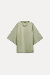 KIMONO SLEEVE COTTON T-SHIRT