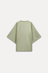 KIMONO SLEEVE COTTON T-SHIRT