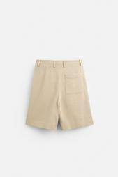 TEXTURED BERMUDA SHORTS