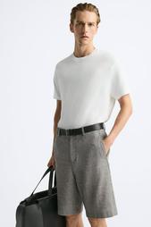 TEXTURED BERMUDA SHORTS