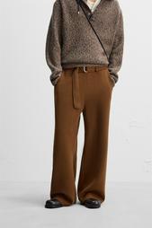 NANUSHKA X ZARA BELTED KNIT TROUSERS