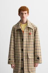 CHECK TRENCH COAT X HARRY LAMBERT