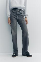 TRF WIDE-LEG HIGH-WAIST JEANS