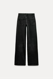 TRF WIDE-LEG MID-WAIST JEANS