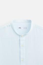 CREASED-EFFECT COTTON SHIRT