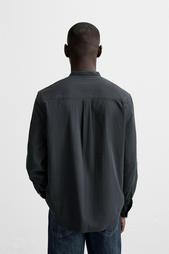 CREASED-EFFECT COTTON SHIRT