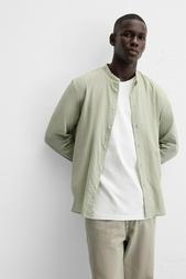 CREASED-EFFECT COTTON SHIRT