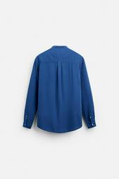 CREASED-EFFECT COTTON SHIRT