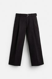 NANUSHKA X ZARA BELTED PLEAT-FRONT TROUSERS