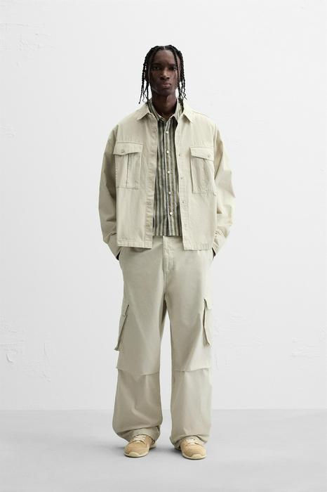 RELAXED FIT CARGO TROUSERS