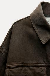 ZW COLLECTION OVERSIZE WAXED JACKET