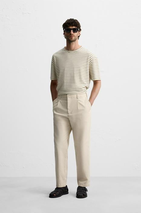 PLEATED TROUSERS