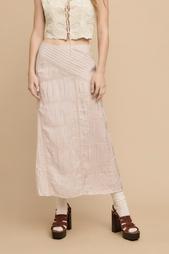 LACE PLEATED SKIRT