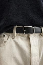 CONTRAST REVERSIBLE LEATHER BELT