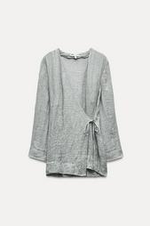 ZW COLLECTION FLOWING LINEN KIMONO