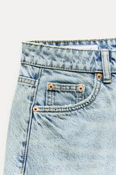 TRF MID-RISE DENIM BERMUDA SHORTS