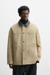 CONTRAST PADDED PARKA