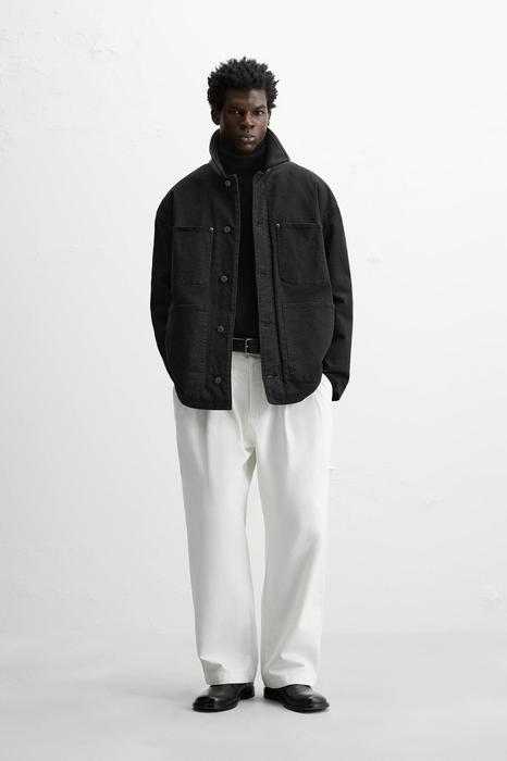 CONTRAST PADDED PARKA