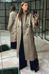 LONG TRENCH COAT WITH BELT