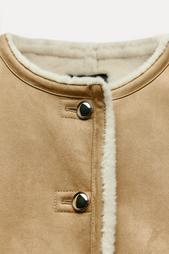 DOUBLE-FACED JACKET WITH GOLD-TONE BUTTONS