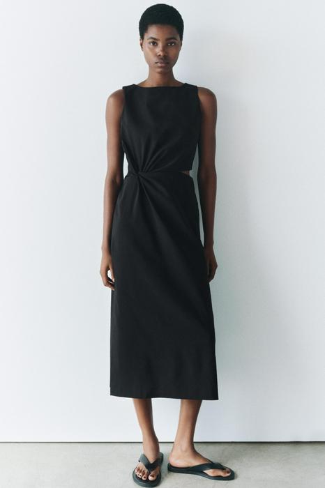 ZW COLLECTION CUT-OUT MIDI DRESS