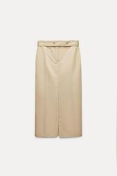 ZW COLLECTION STRAIGHT GABARDINE SKIRT