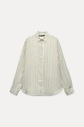 TEXTURED STRIPED SHIRT