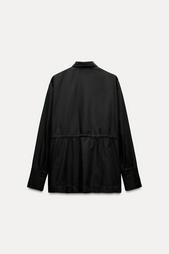 FRILLED POCKET OVERSHIRT ZW COLLECTION