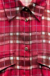 METALLIC THREAD CHECK SHIRT