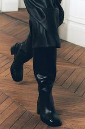 TALL LEATHER BOOTS