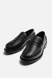 LEATHER PENNY LOAFERS