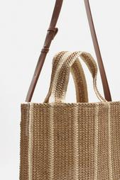 WOVEN SHOPPER BAG