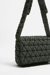 QUILTED NYLON CROSSBODY BAG