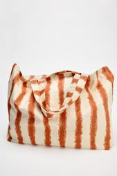 STRIPED MAXI TOTE BAG