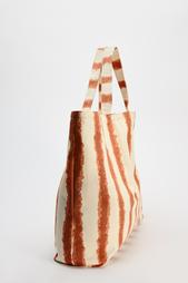 STRIPED MAXI TOTE BAG