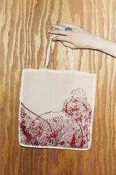 EMBROIDERED FABRIC BAG