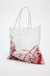 EMBROIDERED FABRIC BAG