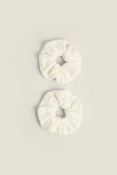 PACK OF COTTON SCRUNCHIES (PACK OF 2)